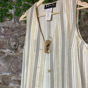 Vintage Linen Duster Dress